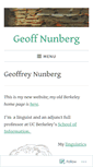 Mobile Screenshot of geoffreynunberg.com
