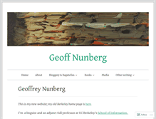 Tablet Screenshot of geoffreynunberg.com